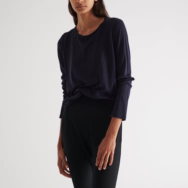 Jil Sander Navy Cotton Tee