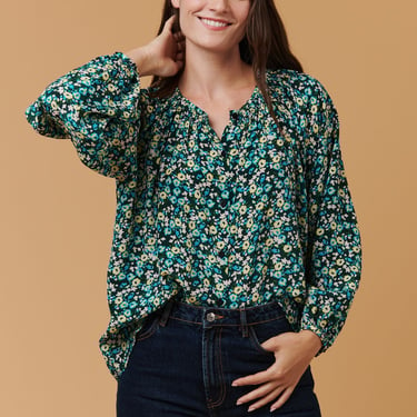 The Classic Blouse | Green Sweet Pea
