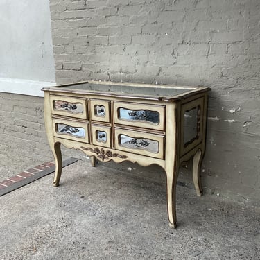 French Provencial Style Chest, one break