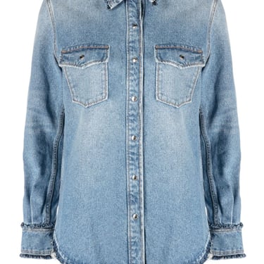 Chloé Women Denim Cotton Shirt