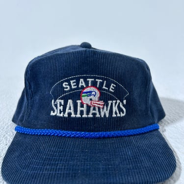 Vintage 1990's Seattle Seahawks Corduroy Hat