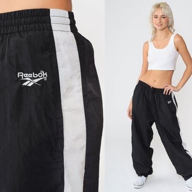 Adidas Tearaway Pants Y2K Black Basketball Joggers Gym Track, Shop Exile