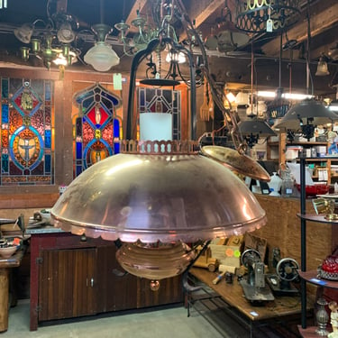 Vintage Copper Cabin Light