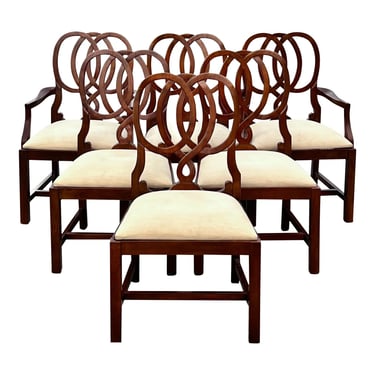 Bernhardt Martha Stewart “ravenscleft” Irish Ringback Chairs - Set of 6 