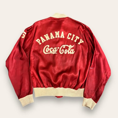 Vintage 1930’s Panama Baseball Goldsmith Satin Jacket