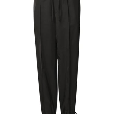 Jil Sander Black Viscose Trousers Woman