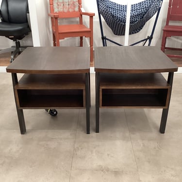 Pair Of Rectangular End Tables