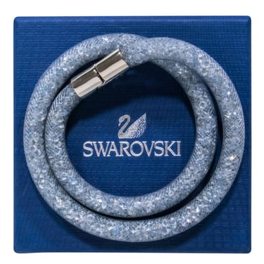 Swarovski - Grey “Stardust” Double Wrap Bracelet
