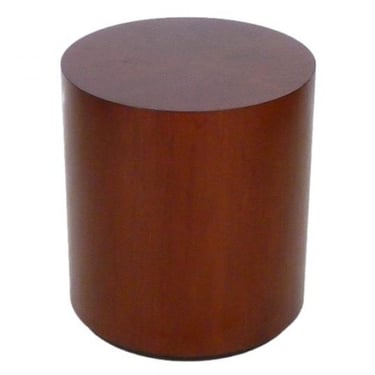 Teak Drum Side Table