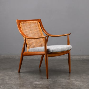 Peter Hvidt Model 147 Lounge Chair Restored Teak Mid-Century Danish Modern 