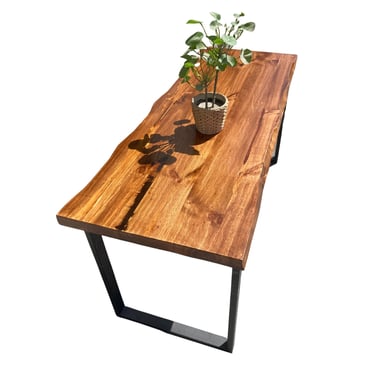 SALE! Reclaimed Solid Wood and Steel Desk 