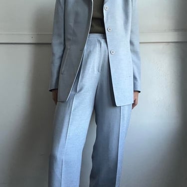 vintage powder  blue pant suit size US 8 