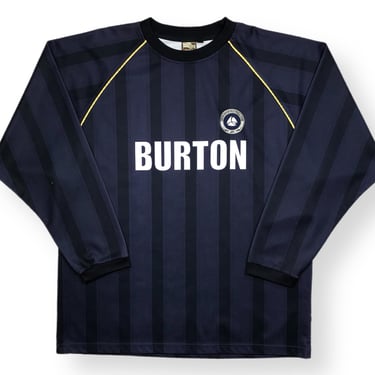 Vintage 90s Burton Snowboards “The Burton Football Club” Long Sleeve Goalie/Soccer Jersey Size XL 