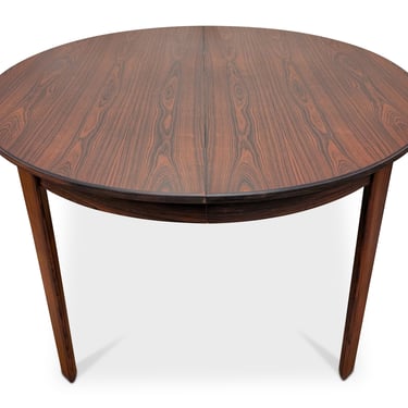 (SOLD) Round Rosewood Table w 2 Leaves - 112433