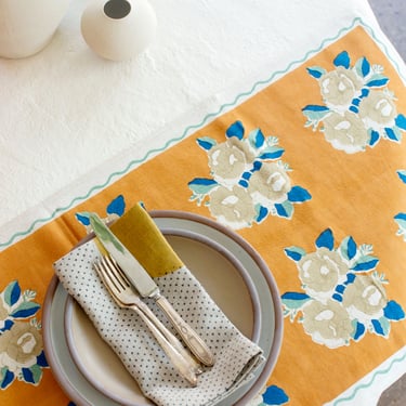 Sara Yam Block Printed Table Runner