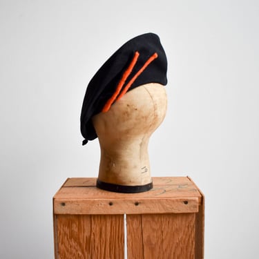 Vintage Wool Avant Garde Beret Hat 