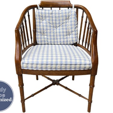 23" Unfinished Vintage Bamboo Style Chair Set of 4 #08754