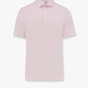 Brunello Cucinelli Men Brunello Cucinelli Pink Polo Shirts