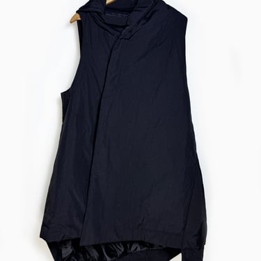 Asymmetric Lightly Padded Puffer Vest