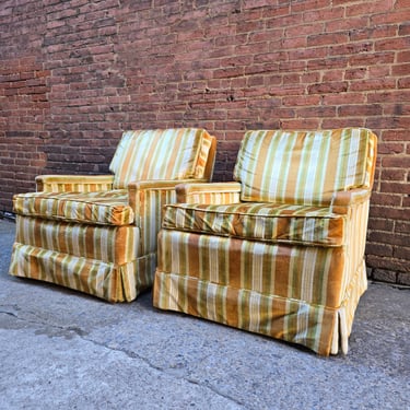 Pair of Striped Chairs