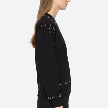 Sea NY Caryl Beaded Sweatshirt - Black on Garmentory