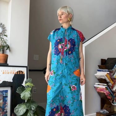 VTG 70s Fan Midi Dress 