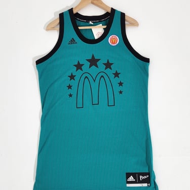Vintage 1990's Adidas Mcdonalds All American Basketball Jersey Sz. L
