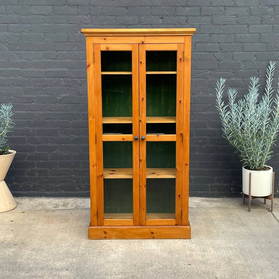 Vintage Farmhouse Pine Shelf Display Vintage Supply East LA