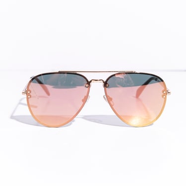 CELINE Gold Aviator Sunglasses