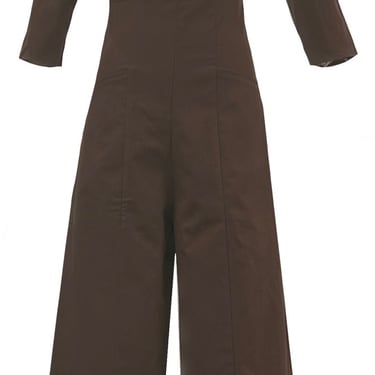 Black Heart Jumpsuit  Coffee