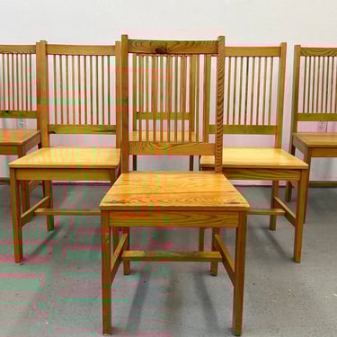 Swedish Spindle Back Dining Chairs