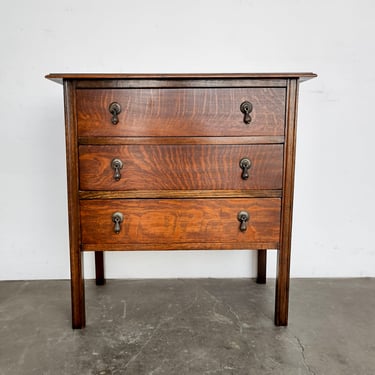 1930s Tiger Oak Chest of Drawers 