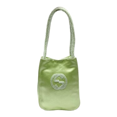 Gucci Lime Green Beaded Mini Bag
