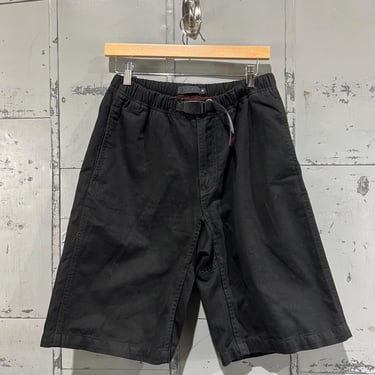 90s, Medium Black Gramicci g series belted Long shorts 12