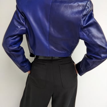 Incredible Vintage Cropped Leather Jacket