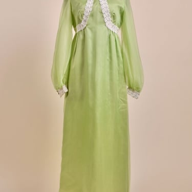 Green Garden Maxi Dress By Lorrie Deb, S