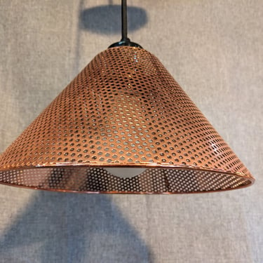 West Elm Perforated Shade Pendant Light