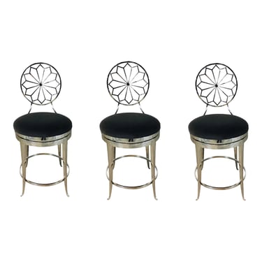 Caracole Modern Inner Circle Counter Stools - Set of 3