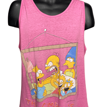 1990 "The Simpsons"  Pink Tank Size M/L