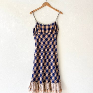 DOSA LINEN SLIP DRESS SIZE 2