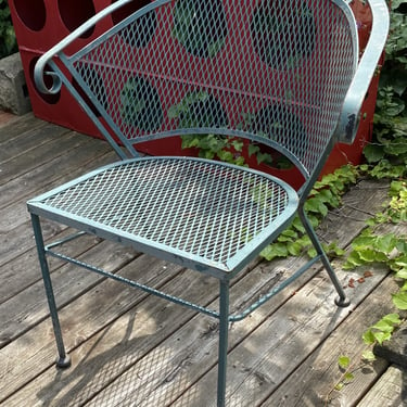 Green Iron Outdoor Chair