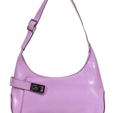 Ferragamo - Lilac Leather Shoulder Bag
