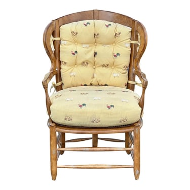 Wesley Hall Country French Ladderback Wingchair 