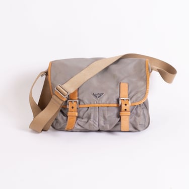 Vintage PRADA Double Pocket Buckle Flap Bag in Nylon + Vintage PRADA Double Pocket Buckle Flap Bag in Nylon +