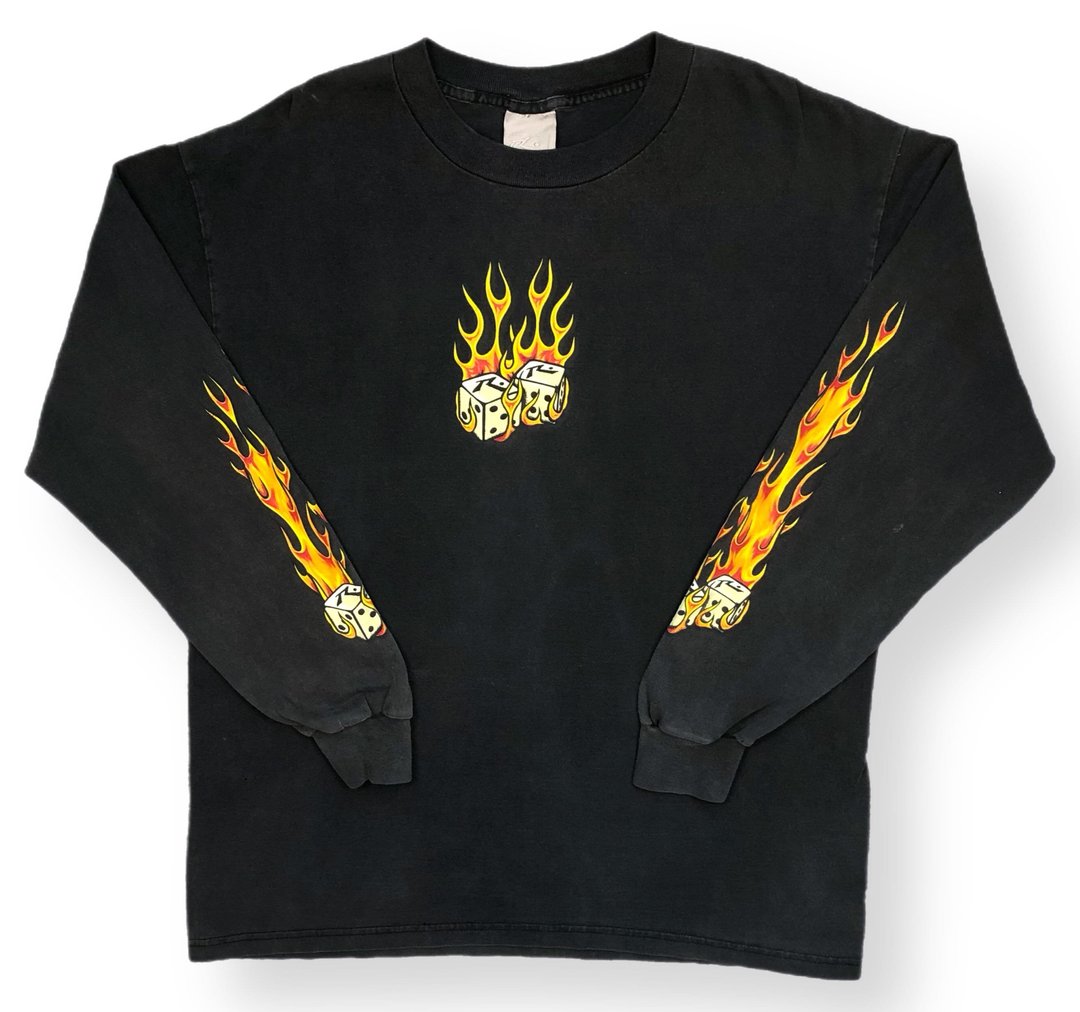 【archive】90s Black lame long sleeve Black 69 Long Sleeve – Archive Reloaded