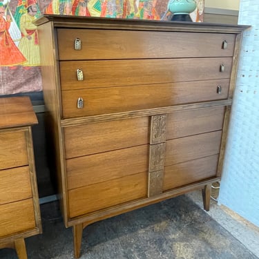 Bassett Furniture Aztec/Mayan Highboy Dresser