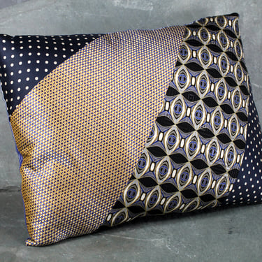 Up-Cycled Necktie Pillow | One of a Kind!| 13