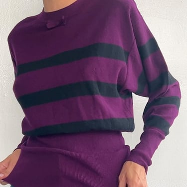 Sonia Rykiel Berry Stripe Sweater (M)