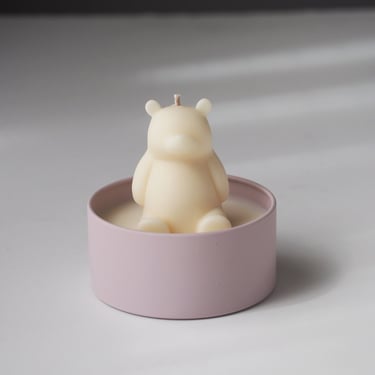 Bear Candle, Animal Shaped Candle, Soywax Candle, Custom Scent, Handmade Gift, Mother's Day gift, Baby Shower 