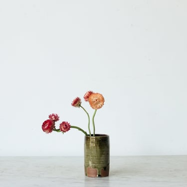 Vintage Stoneware Tumbler | Numbered